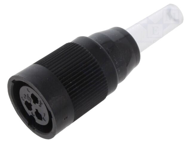 Conector circular BINDER 690 3 pini 250V 10A mufă mamă IP40 lipire