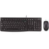 Kit tastatura si mouse Logitech MK120 Black