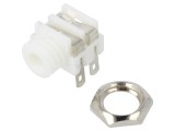 Soclu Jack 3,5mm Mono 90&deg; Alb