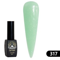 Oja semipermanenta Black Elite, Global Fashion 8 ml, 317