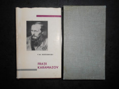 F. M. DOSTOIEVSKI - FRATII KARAMAZOV (1965, editie bibliofila, hartie tigarete) foto