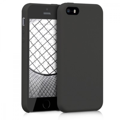 Husa pentru Apple iPhone 5 / iPhone 5s / iPhone SE, Silicon, Negru, 42766.47 foto