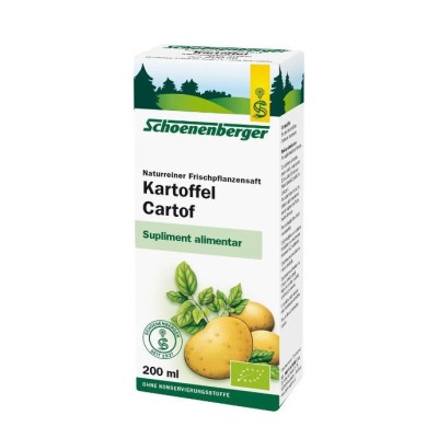 Suc Pur de Cartof Bio Schoenenberger 200ml foto