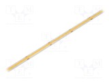 Banda LED COB alb cald 8W/m 8mm IP65 WISVA OPTOELECTRONICS
