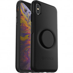 Husa Plastic - TPU OtterBox Symmetry POP pentru Apple iPhone XS Max, Neagra