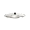 Capac Inox Universal Perfect Home 31 cm, Pentru Ceaun 6L, Argintiu, Rotund
