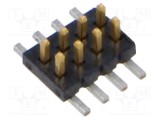 Conector SAMTEC şiruri pini tată 8 PIN 1,27mm gold flash SMT soclu