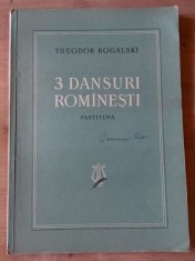 PARTITURA Theodor Rogalski- 3 dansuri rominesti foto