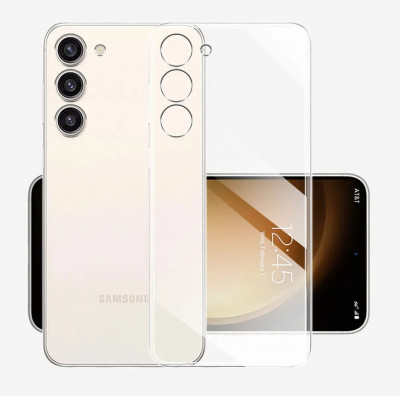 Husa silicon cu protectie camera pentru Samsung Galaxy S23 foto