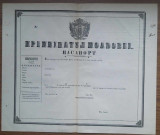 Moldova anii 1850 pasaport in rom&acirc;nește cu litere slavone pt tari vecine, Romania pana la 1900, Documente