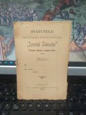 Statutele Băncei Populare de Credit și Economie Isvorul Jaleșului comuna Runcu, județul Gorj, T&acirc;rgu Jiu 1904, 013