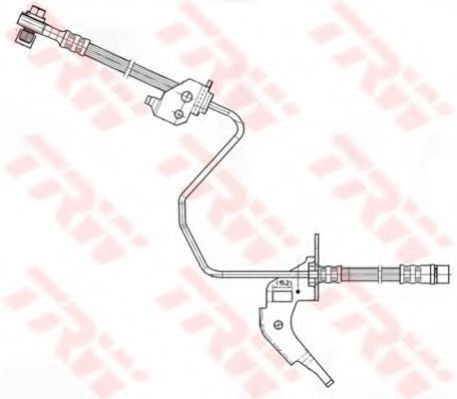 Conducta / cablu frana OPEL ASTRA G Hatchback (F48, F08) (1998 - 2009) TRW PHD566