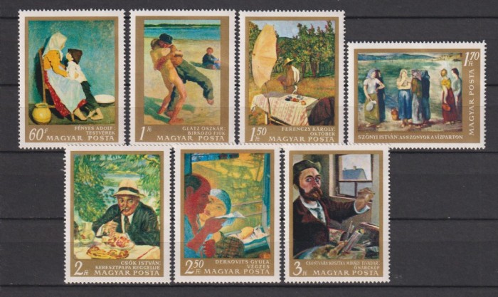 UNGARIA 1967 MI. 2370 - 2376 MNH