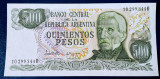 ARGENTINA 500PESOS 1980 UNC