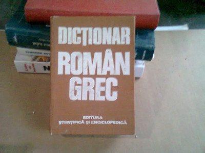 DICTIONAR ROMAN GREC - SOCRATIC COTOLUTIS foto
