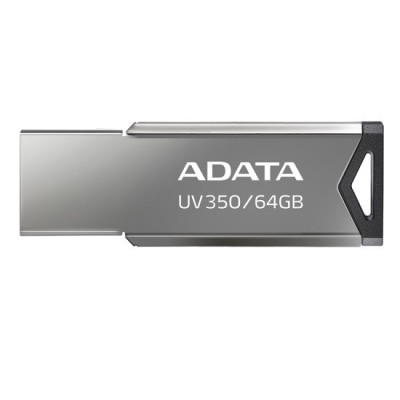 Stick de Memorie 64GB, USB 3.2, 90/40MB/s - Adata (AUV350-64G-RBK) - Silver foto