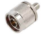 Adaptor N mufă la SMA soclu 50&Omega; 11GHz - CAL TEST