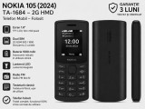 Cumpara ieftin Telefon Mobil Nokia 105 2024 TA-1684 folosit model 2G HMD