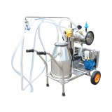 Aparat de muls oi 1 post 750W, 220V bidon inox 25L, grup de muls cu 2 mansoane, presiune vid 40-50 kPa, pulsatii 60-80 cpm