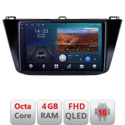 Navigatie VW Tiguan 2016- B-5883 Android Ecran QLED octa core 4+64 carplay android auto KIT-5883+EDT-E310V3 CarStore Technology foto
