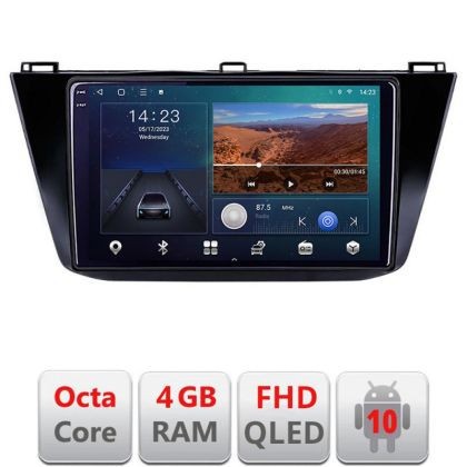 Navigatie VW Tiguan 2016- B-5883 Android Ecran QLED octa core 4+64 carplay android auto KIT-5883+EDT-E310V3 CarStore Technology