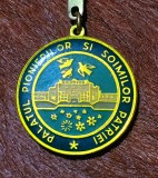 Insigna / breloc Palatul Pionierilor si Soimilor Patriei RAR
