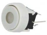 Comutator Tastatură 2 Pozitii DPDT LED Alb 0.1A 30VDC