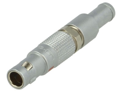Conector circular 00 tată 2 pini pe cablu foto