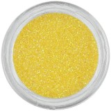 Pudră cu glitter de culoare galbenă