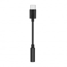 Adaptor audio USB Tip C la Jack 3.5mm, Negru foto