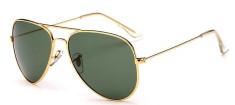 Ochelari de soare Aviator Verde - Auriu - Polarizati foto