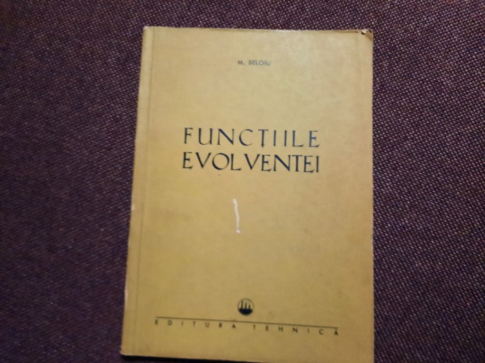 Functiile evolventei - M. BELOIU RM2