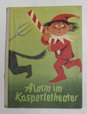 ALARM IM KASPERLETHEATER , text von NILS WERNER , zeichnungen von HEINZ BEHLING , 1958 foto