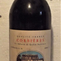 A 95 -Vin CHATEAU DE BILLEFALSE, V.Q.S. CORBIERES, cl 75 gr 12 RECOLTARE 1966