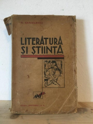 H. Sanielevici - Literatura si Stiinta foto