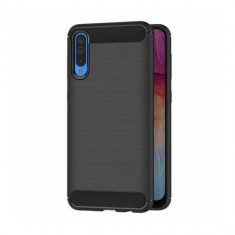 Husa Telefon Silicon Samsung Galaxy A50 a505 Black Carbon foto