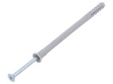 Plastic Anchor with Screw 8x120 Zinc-Plated Steel 100pcs