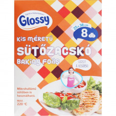 Pungi de Copt Glossy, 25x38 cm, 8 Buc/Set, Pungi Coacere Carne, Pungi Gatire Carne, Pungi de Copt pentru Carne, Pungi pentru Pui la Cuptor, Pungi pent foto