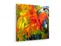 Tablou pe panza (canvas) - Franz Marc - Picture with cattle II foto