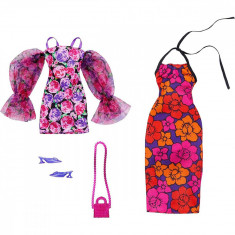 Set de haine si accesorii pentru papusi, Barbie, HJT35