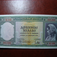 GRECIA 1000 DRAHME 1939 UNC