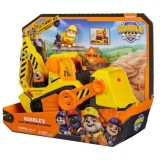 Masinuta Paw Patrol - Vehicul cu figurina Rubble BARK YARD buldozer