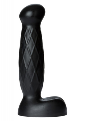 Dildo The Tru Feel Dual Denisty Platium Premium Silicone Negru 16.8 cm foto