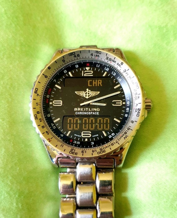 BREITLING Chronospace Pilot Ana-Digi Cal.56 Ref A56012.1 Rar &icirc;n această stare
