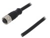 Conector M12 Mama 5 Pini Cod B Profibus IP67 Aurit Cablu 1m Degson