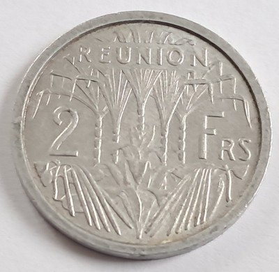 Reunion, 2 Francs 1948 foto
