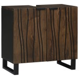 vidaXL Dulap Chiuvetă pentru Baie 62 x 33 x 58 cm &ndash; Are un design robust din lemn de mango.