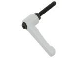 Manetă franceză ELESA GANTER GN 300, filet 50mm, lungime 78mm, cod GN 300-78-M8-50-SR