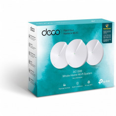 Sistem wireless Mesh Dual Band AC1300, Pack of 3, TP-Link Deco M5 foto