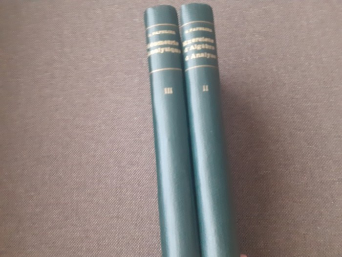 P. AUBERT et G. PAPELIER EXERCICES D &#039;ALGEBRE , D&#039;ANALYSE et de TRIGONOMETRIE /EXERCICES DE GEOMETRIE ANALYTIQUE 2 VOLUME LEGATE DE LUX
